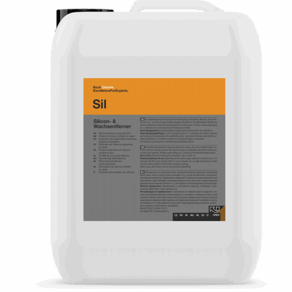 Koch-Chemie Sil Silicone Oil & Wax Remover & Halogenated Hydrocarbons - 5L