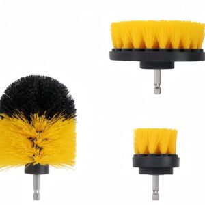 drill brush attachment for upholstery cleaning