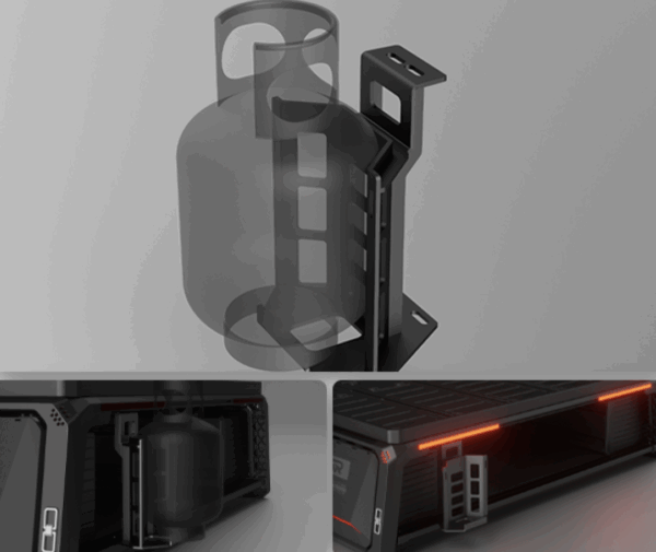 Gas Bottle Bracket