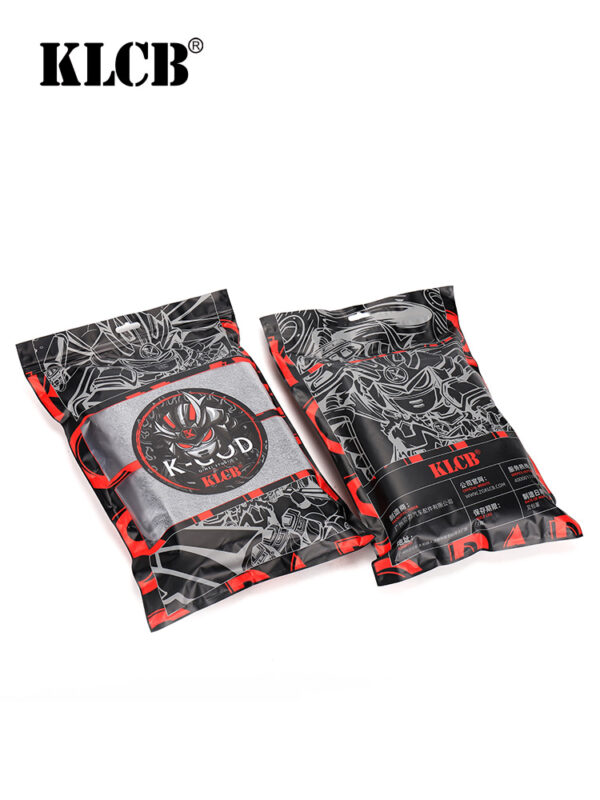Towel-Grey with red border - Image 3