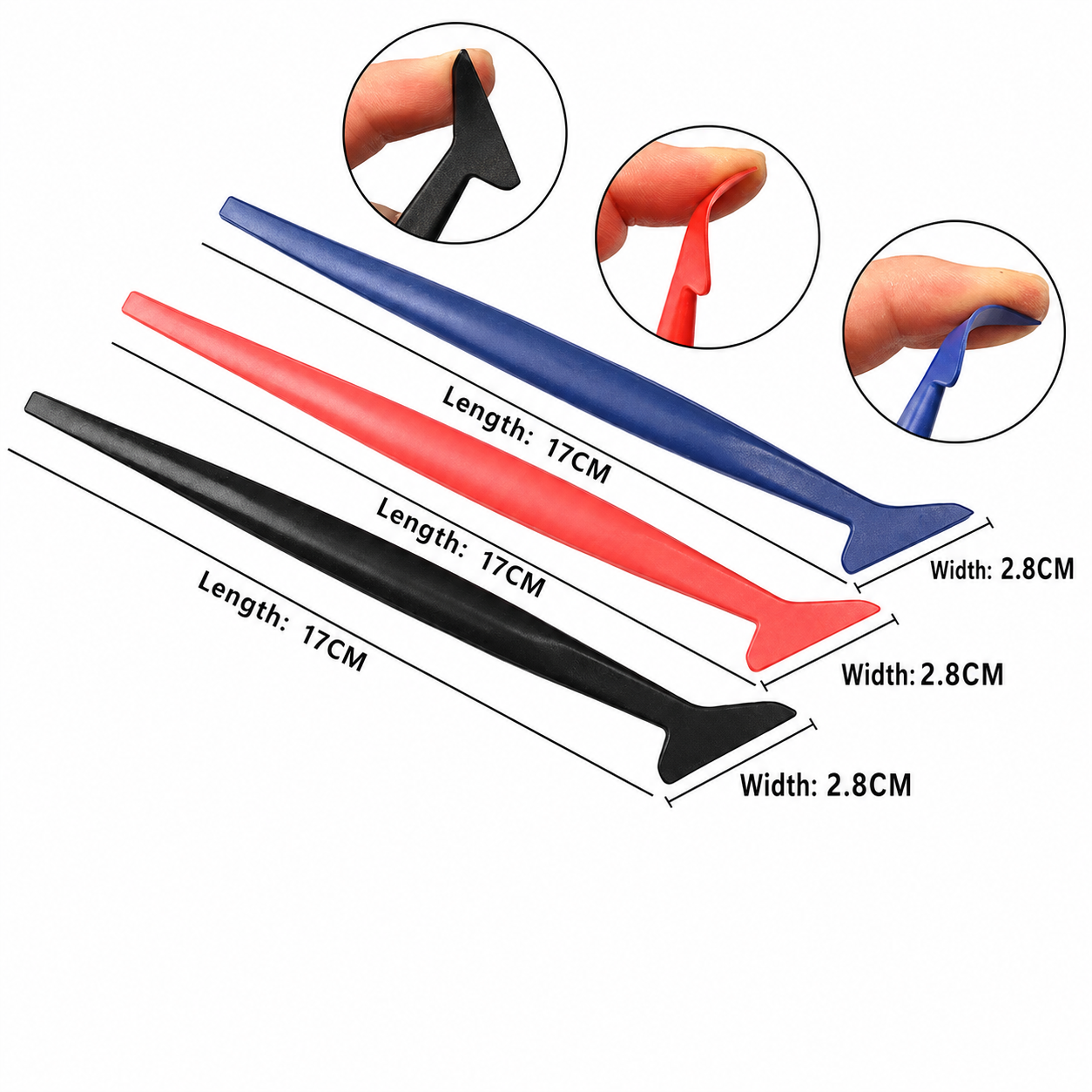 5-Piece Edge Finishing Tool Set for Color Change Film - Image 2