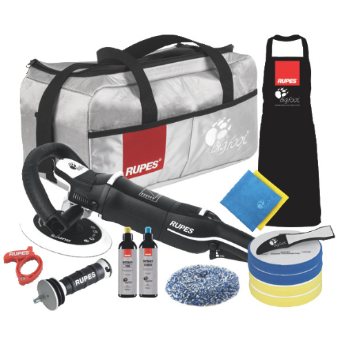 RUPES BigFoot LH 19E Professional Rotary Polisher Deluxe Kit