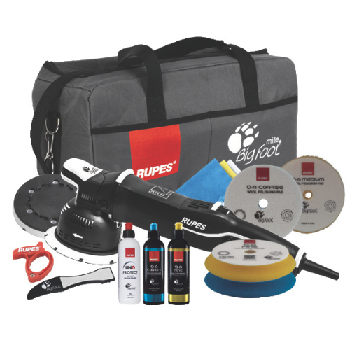 RUPES BigFoot Mille LK 900E Gear Driven Dual Action Polisher Deluxe Kit